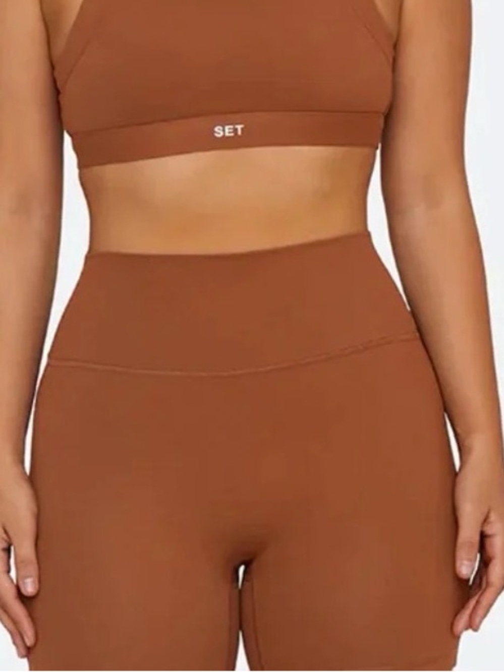 SET Active Bike Shorts in Chestnut
